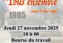 Conférence de Léa Drezet sur le mouvement des cheminots de 1995, à Dijon.